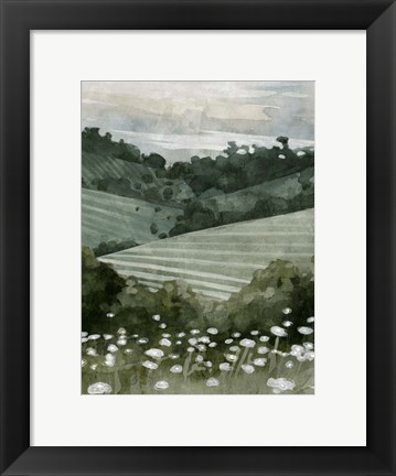 Framed Rolling Pasture II Print