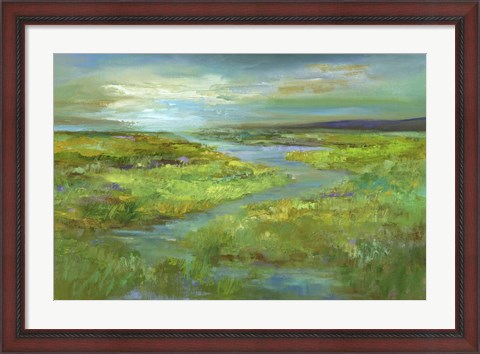 Framed Wetlands in Spring Print