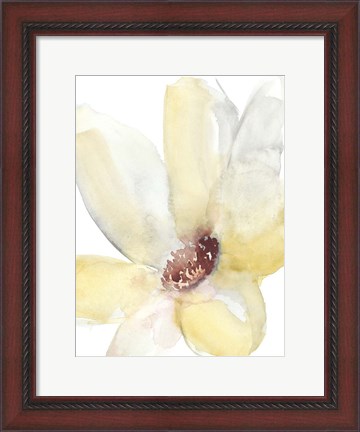 Framed Lush Flower II Print