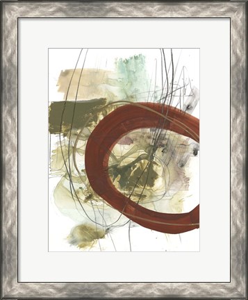 Framed Rusted Loops II Print