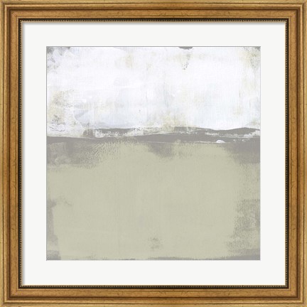 Framed Subtlest Horizon I Print