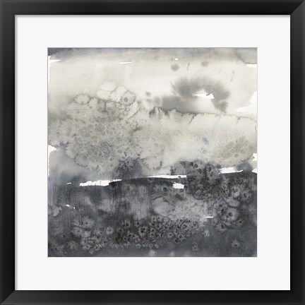 Framed Salted Horizon I Print