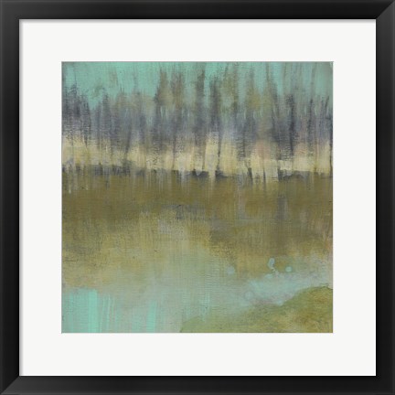 Framed Soft Treeline on the Horizon I Print