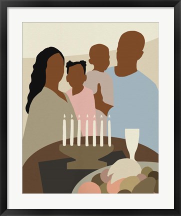 Framed Joyous Kwanzaa II Print