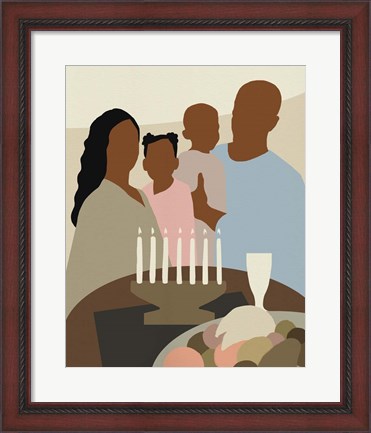 Framed Joyous Kwanzaa II Print