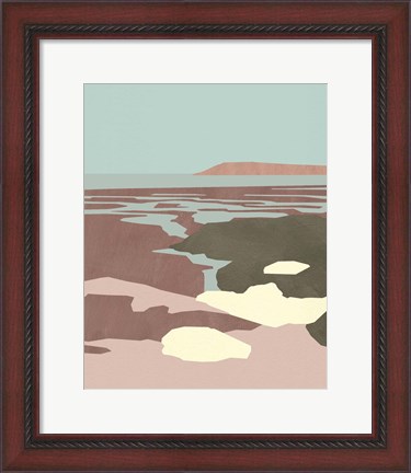 Framed Saltwater Sea II Print