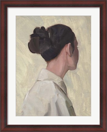 Framed Female Portrait I Print