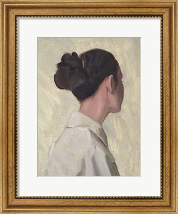 Framed Female Portrait I Print
