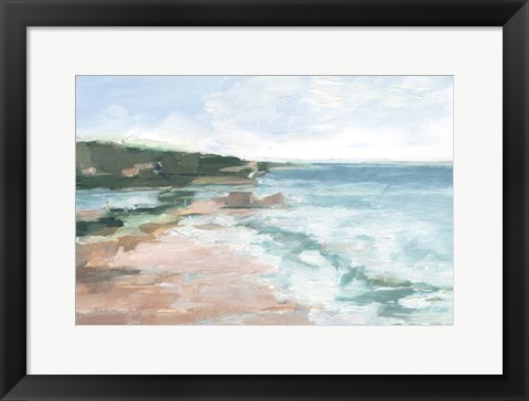 Framed Coral Sand Beaches II Print
