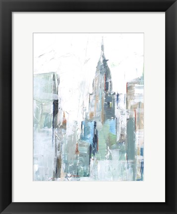 Framed Brilliant City Study II Print