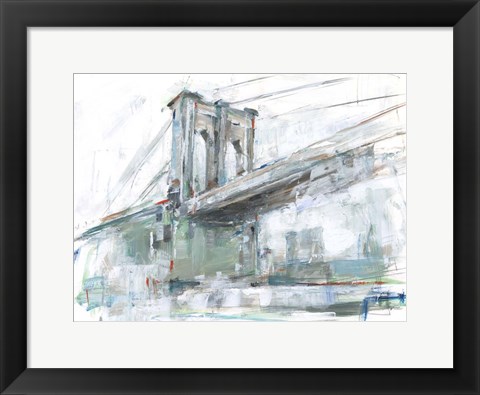 Framed Brilliant City Study III Print