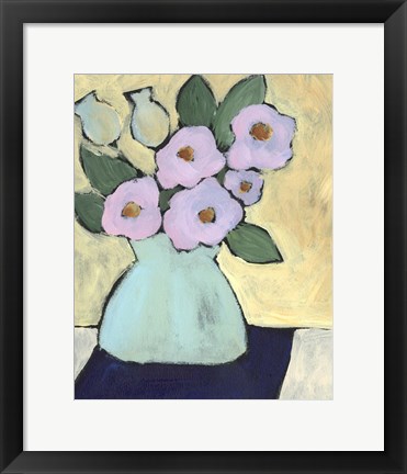 Framed Distressed Bouquet III Print