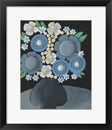 Framed Gathering Floral II Print
