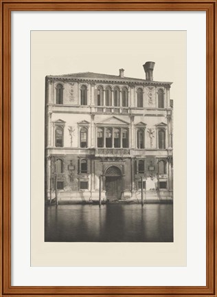 Framed Vintage Views of Venice I Print