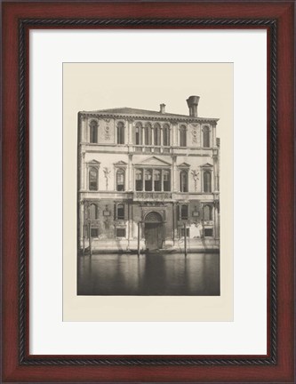 Framed Vintage Views of Venice I Print