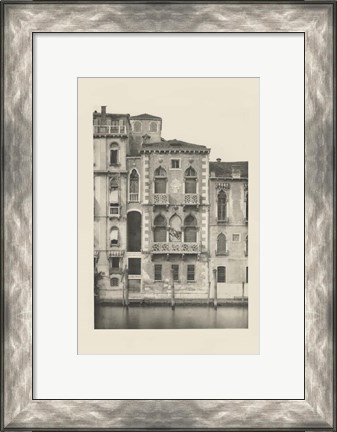 Framed Vintage Views of Venice III Print