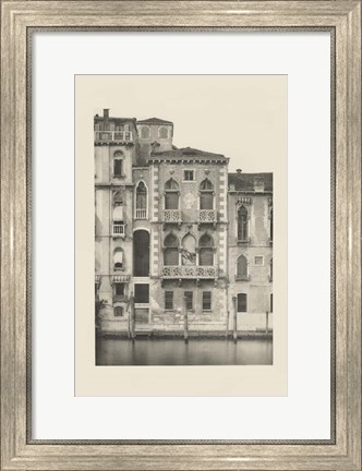 Framed Vintage Views of Venice III Print