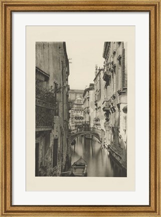 Framed Vintage Views of Venice IV Print