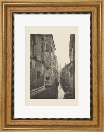 Framed Vintage Views of Venice V Print