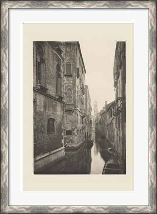 Framed Vintage Views of Venice V Print