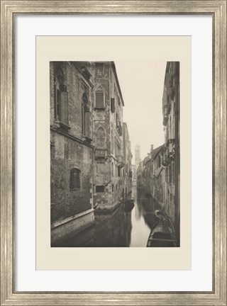 Framed Vintage Views of Venice V Print