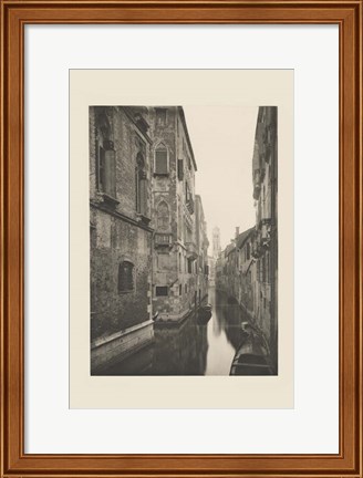 Framed Vintage Views of Venice V Print
