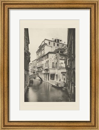 Framed Vintage Views of Venice VI Print