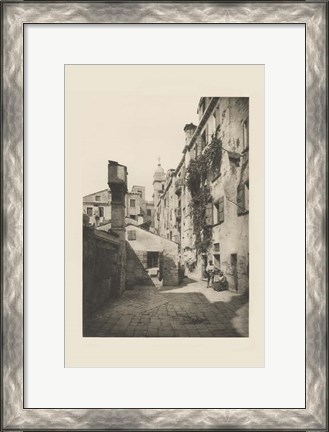 Framed Vintage Views of Venice VIII Print