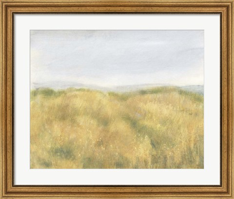 Framed Wheat Fields II Print