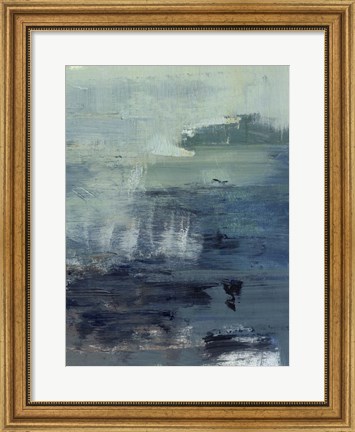 Framed Morning Lake Mist II Print