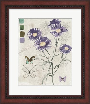 Framed Field Notes Florals III Print