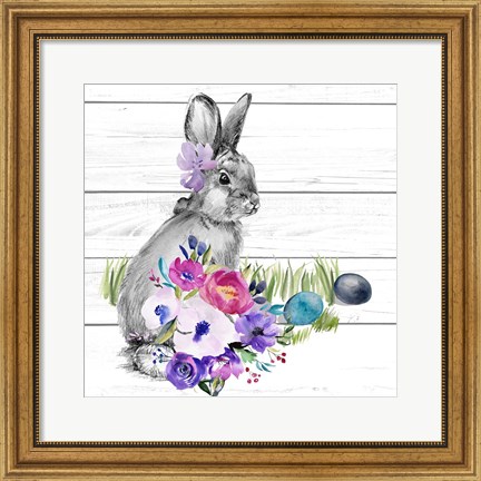 Framed Bright Easter Bouquet I Print
