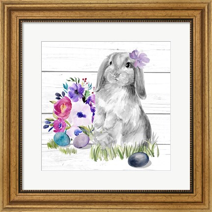 Framed Bright Easter Bouquet II Print
