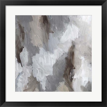 Framed Cloudy Shapes II Print