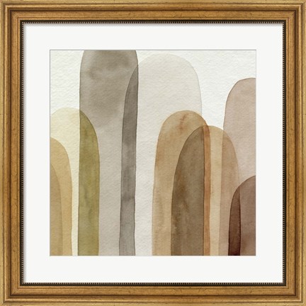 Framed Desert Watercolor Arches II Print