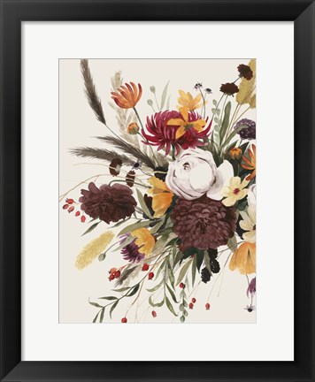 Framed Equinox Bouquet I Print