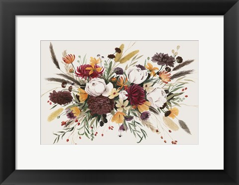 Framed Equinox Bouquet III Print