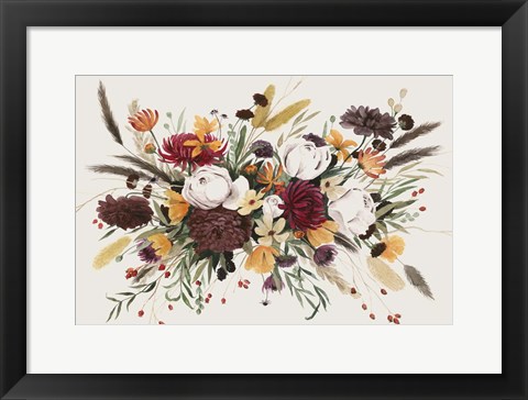 Framed Equinox Bouquet III Print