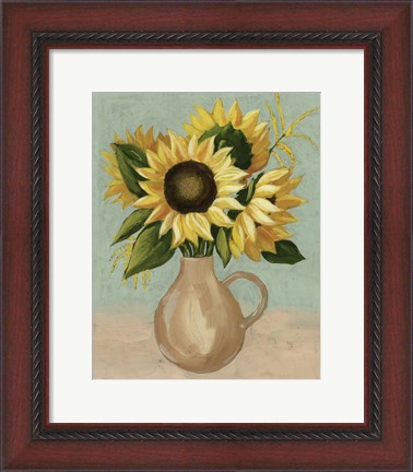 Framed Sunflower Afternoon I Print