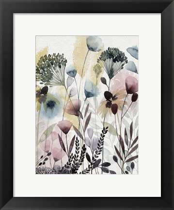 Framed Watercolor Wildflower II Print
