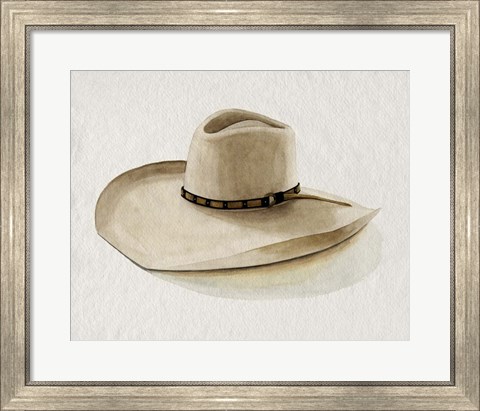 Framed Cowboy Hat I Print