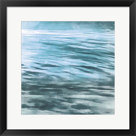 Framed Shimmering Waters II Print