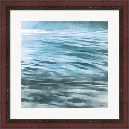 Framed Shimmering Waters II Print