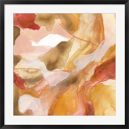 Framed Sunset Marble II Print