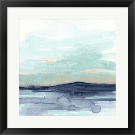 Framed Ocean Morning Mist II Print