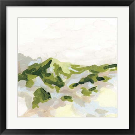 Framed Emerald Hills I Print