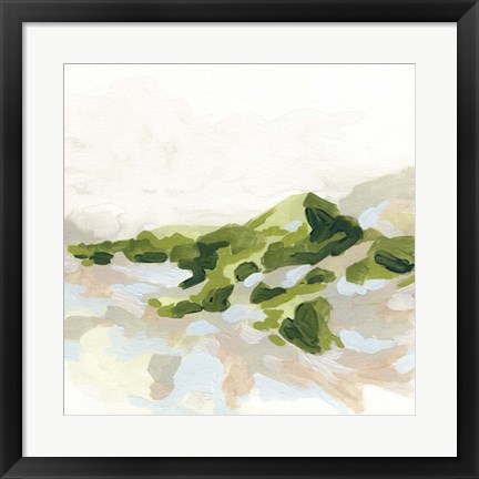 Framed Emerald Hills II Print