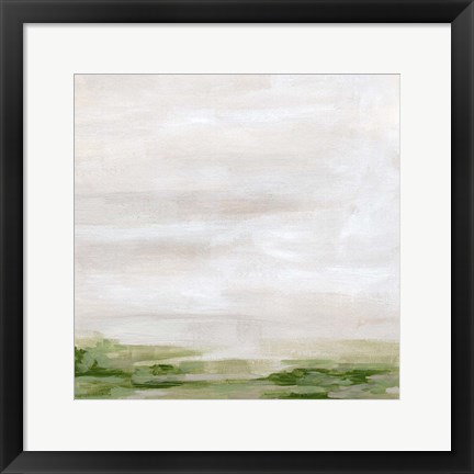 Framed Marsh Horizon I Print