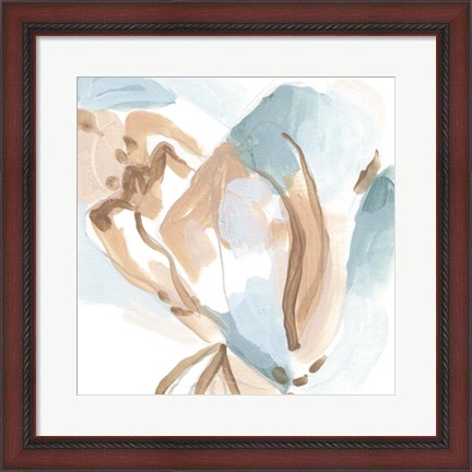 Framed Abstracted Shells I Print