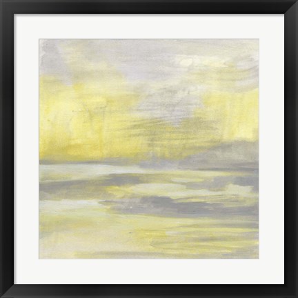 Framed Citron Shore I Print